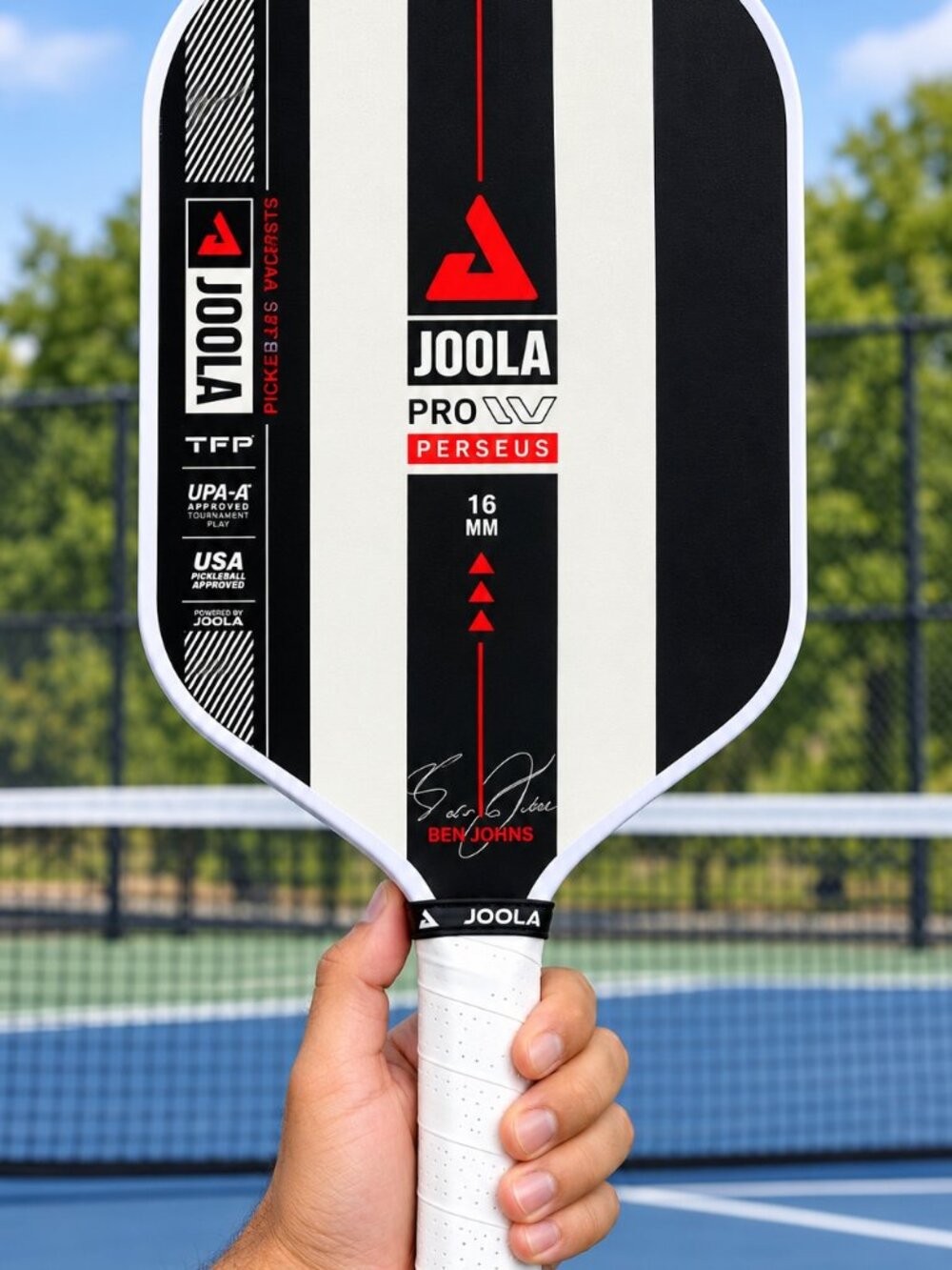 JOOLA Perseus Ben Johns Pro IV 16mm Pickleball Paddle New